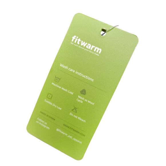 Fitwarm Medium Dog Red Fleece Sweater With Turtleneck For Small Pets - Picture 3 of 4